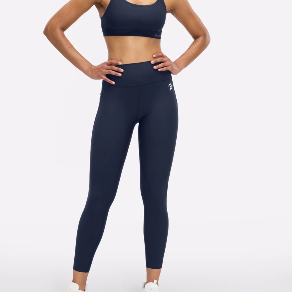Peloton Cadent High Rise Pocket Leggings- Navy Blue XS NWT